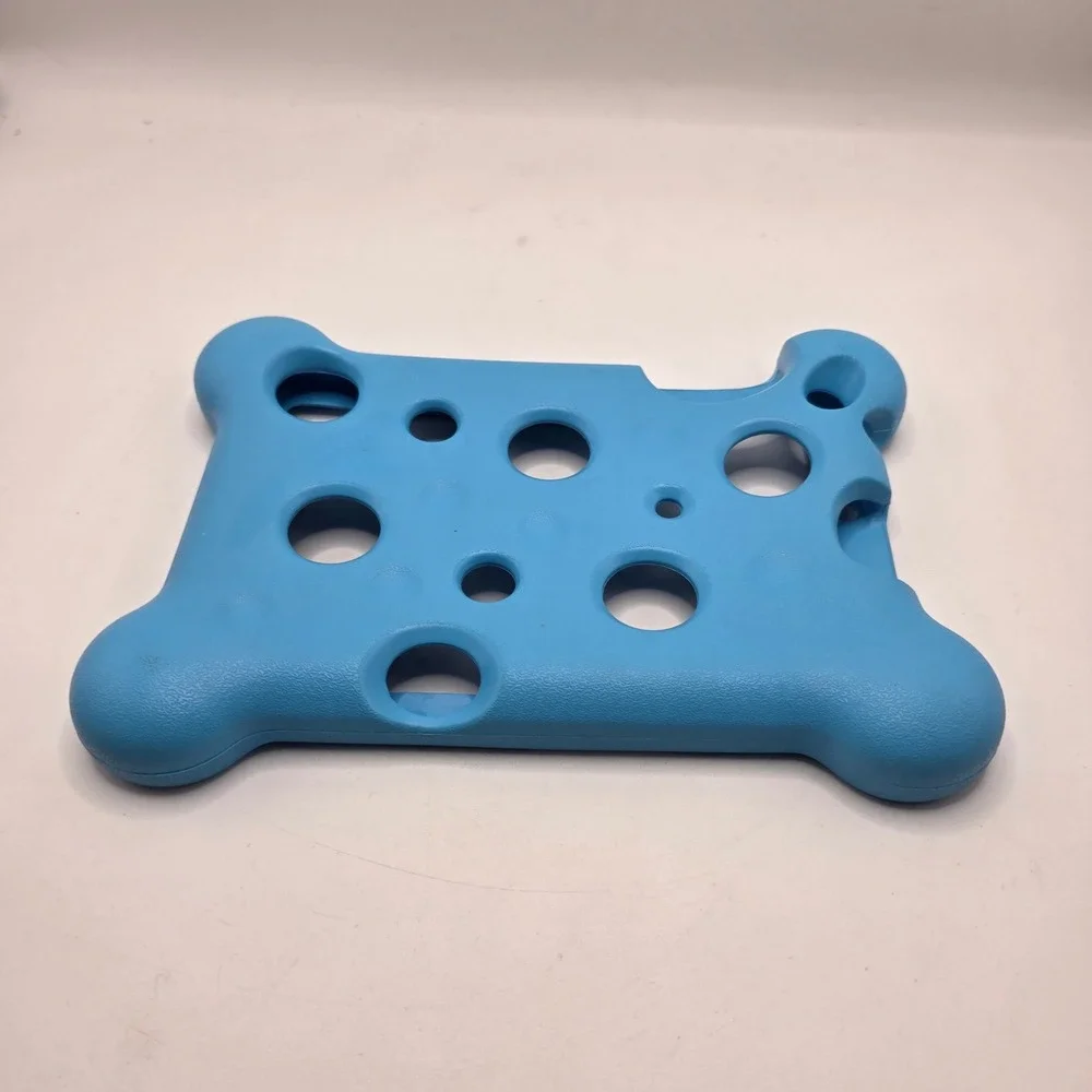 Blue Silicone Tablet Bumper Case Shockproof Reinforced Corner Kid Friendly Cover
